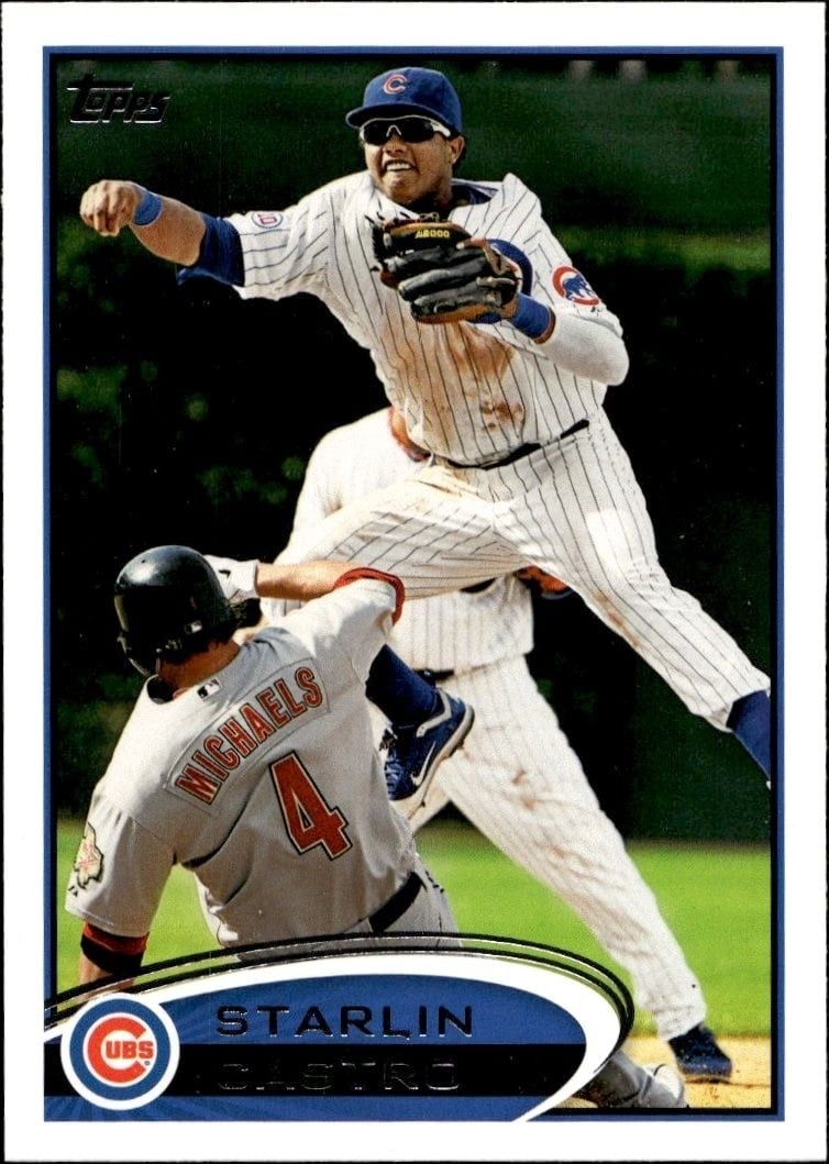 Starlin Castro 2012 Topps #270 Baseball Trading Card - Front 2012 Topps Starlin Castro #270 baseball trading card front