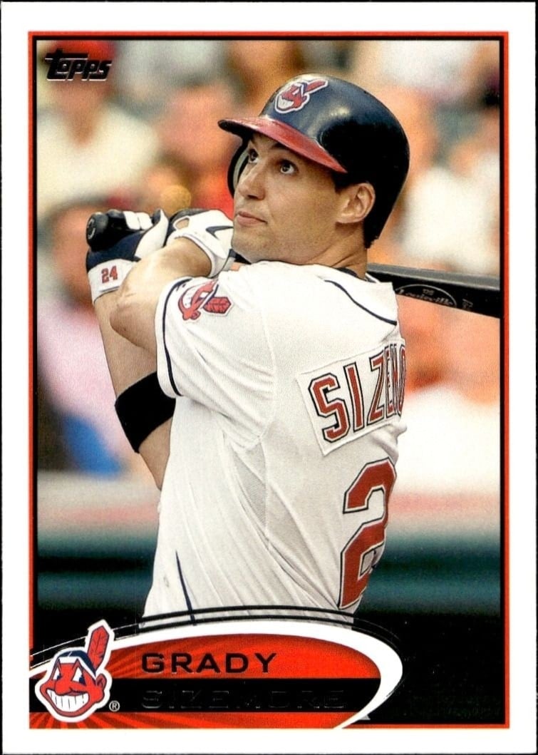 2012 Topps Grady Sizemore #96 trading card