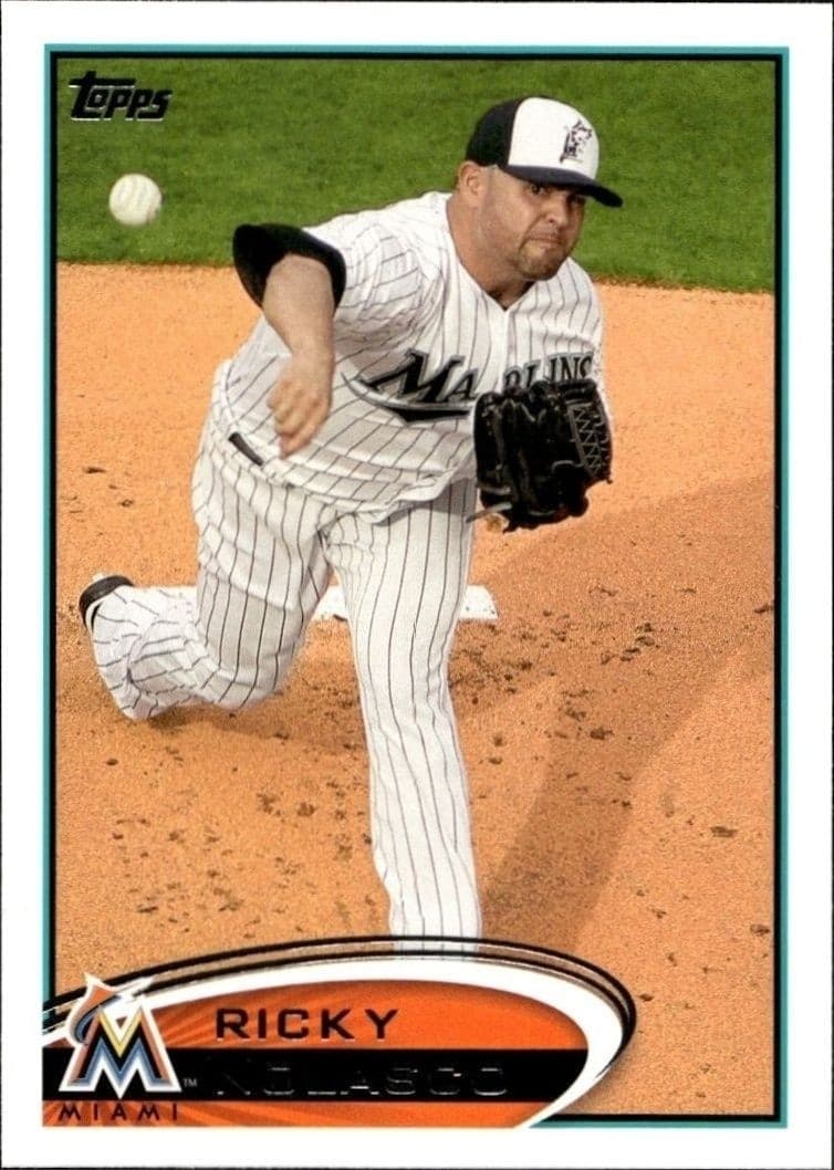 2012 Topps Ricky Nolasco #322 trading card