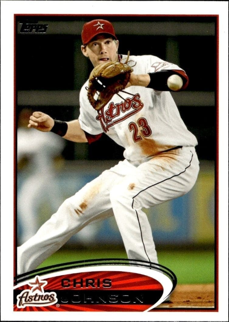 2012 Topps Chris Johnson #587 trading card