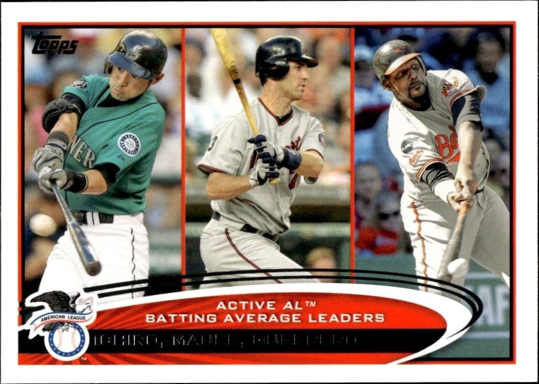 Ichiro Suzuki 2012 Topps #119 Baseball Trading Card - Front 2012 Topps Ichiro Suzuki #119 baseball trading card front
