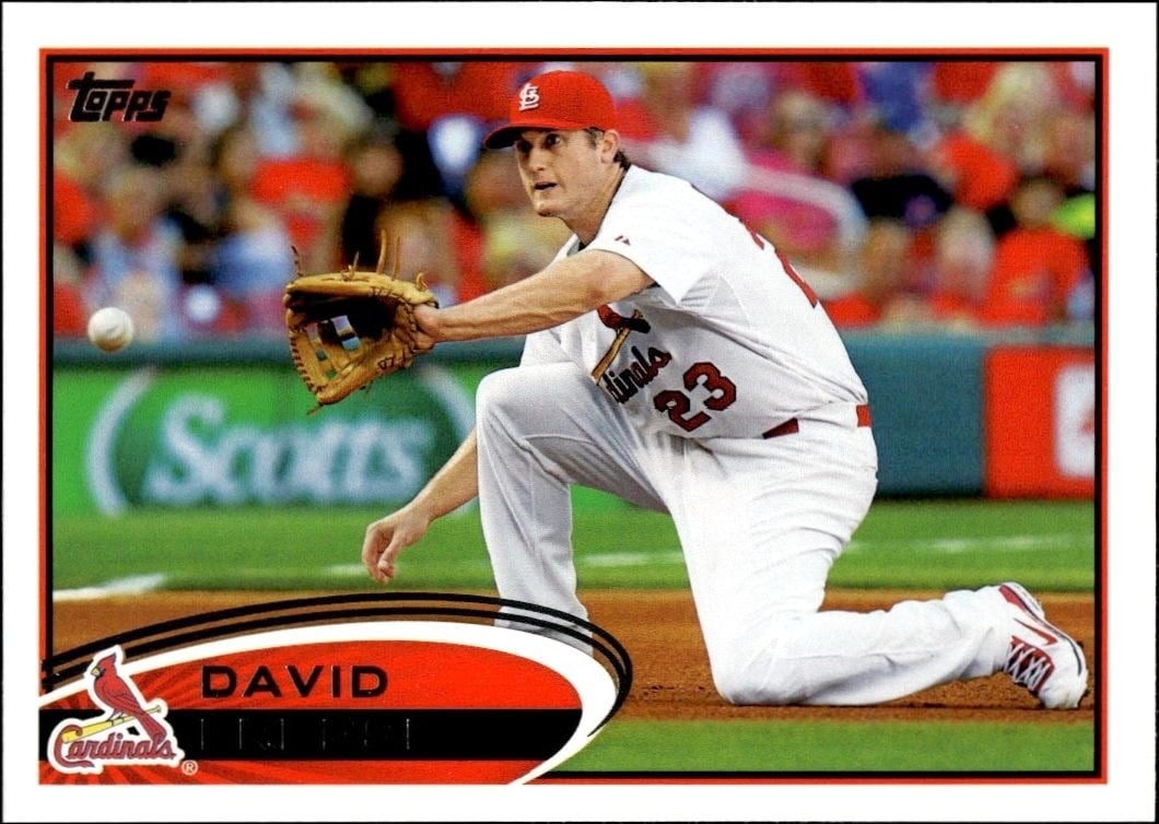 2012 Topps David Freese #273 trading card