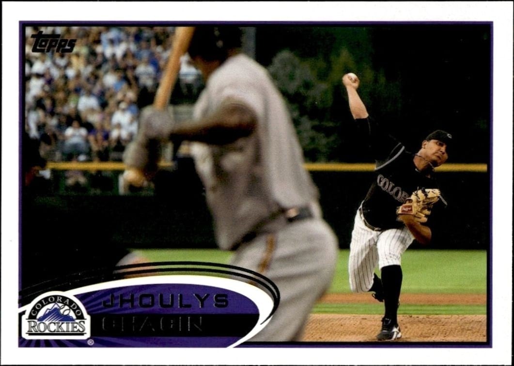 2012 Topps Jhoulys Chacin #45 trading card