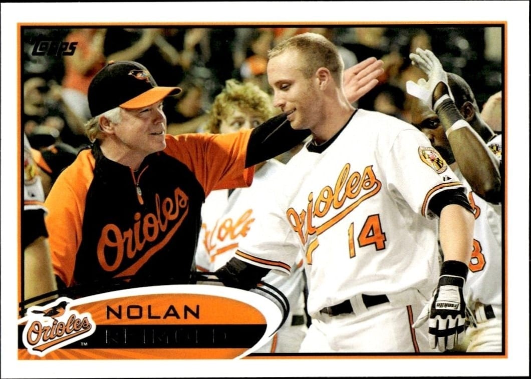 2012 Topps Nolan Reimold #176 trading card
