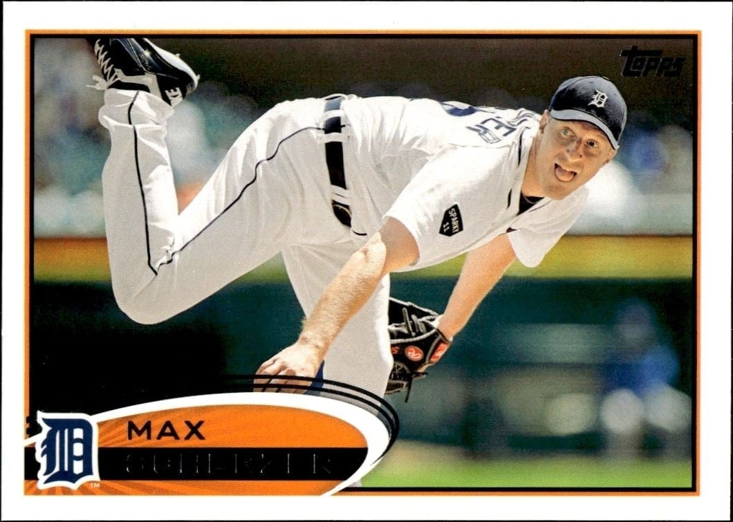 2012 Topps Max Scherzer #162 trading card
