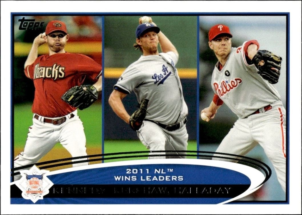 Ian Kennedy 2012 Topps #156 Baseball Trading Card - Front 2012 Topps Ian Kennedy #156 baseball trading card front