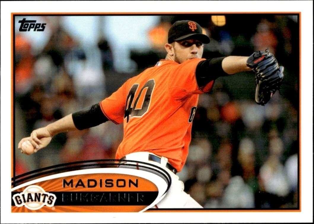 2012 Topps Series 1 Madison Bumgarner #103 trading card