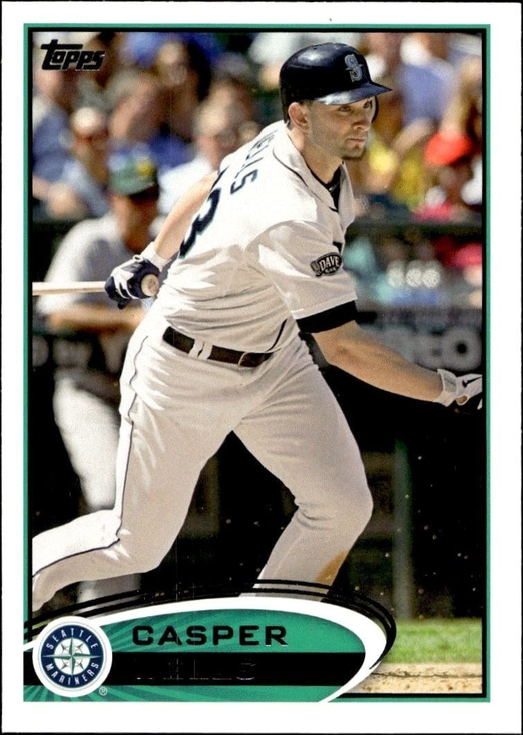 Casper Wells 2012 Topps #526 Baseball Trading Card - Front 2012 Topps Casper Wells #526 baseball trading card front