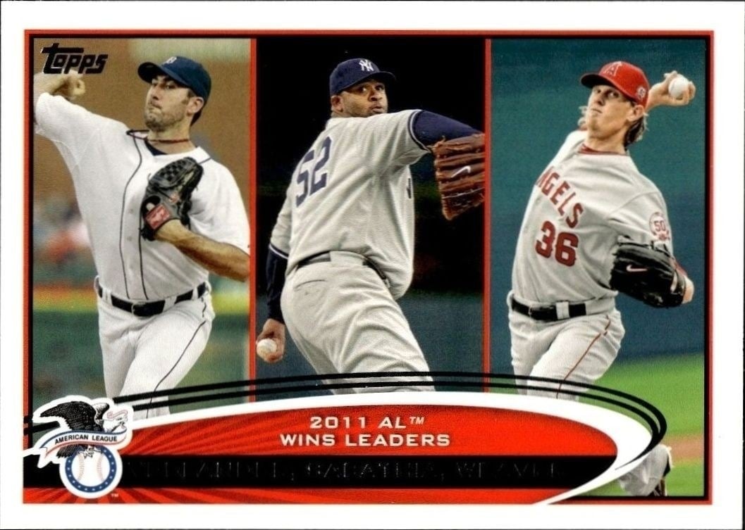 Justin Verlander 2012 Topps #319 Baseball Trading Card - Front 2012 Topps Justin Verlander #319 baseball trading card front