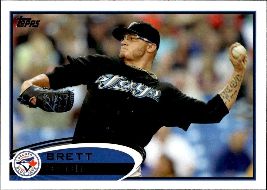 Brett Cecil 2012 Topps #86 Baseball Trading Card - Front 2012 Topps Brett Cecil #86 baseball trading card front