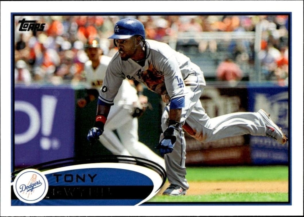 Tony Gwynn Jr. 2012 Topps #284 Baseball Trading Card - Front 2012 Topps Tony Gwynn Jr. #284 baseball trading card front