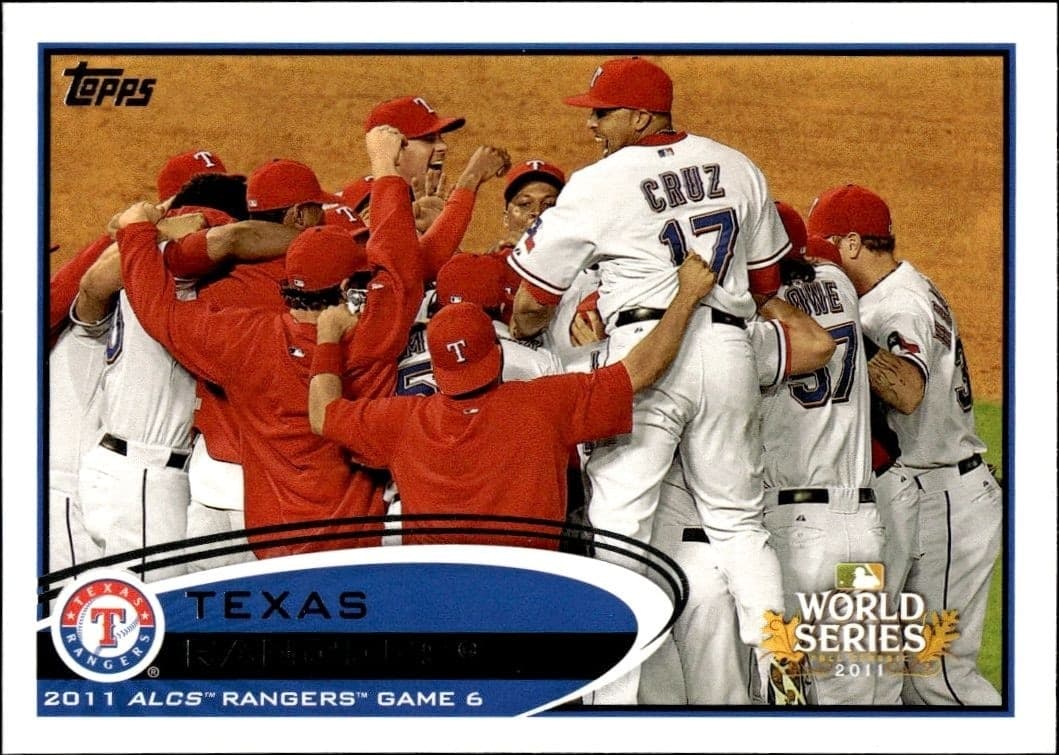 2012 Topps Texas Rangers #217 trading card
