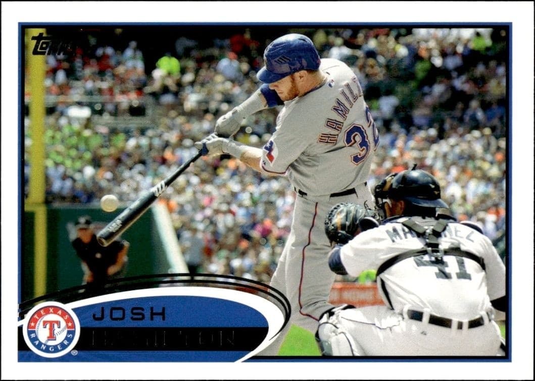 2012 Topps Josh Hamilton #300 trading card