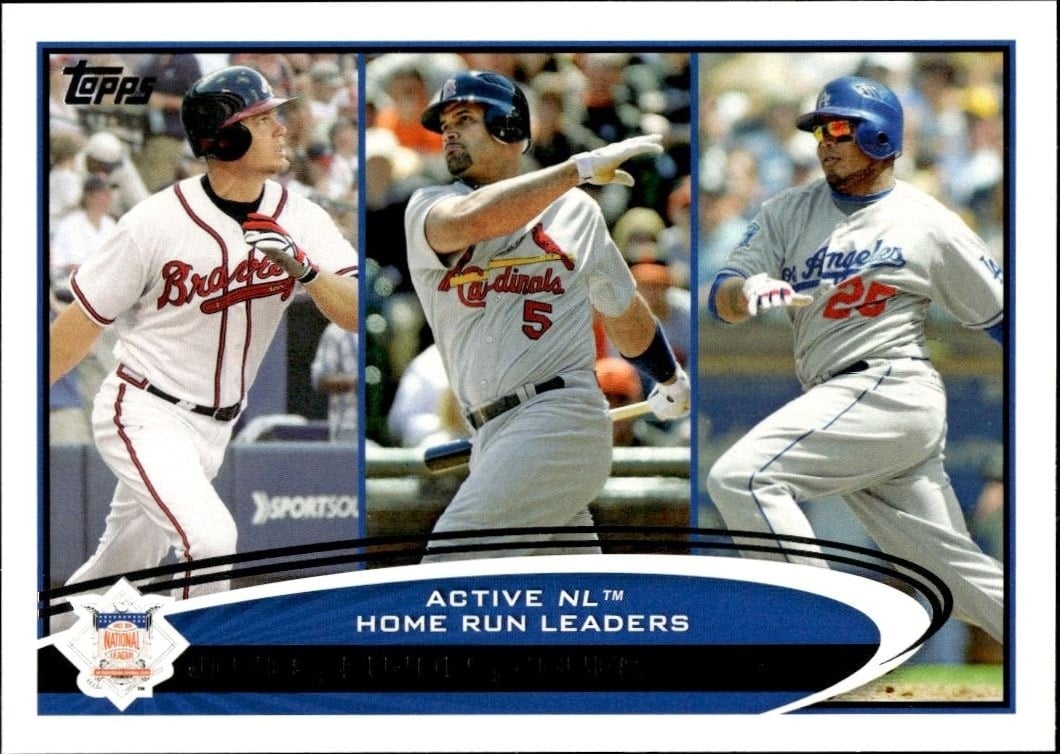 Chipper Jones 2012 Topps #192 Baseball Trading Card - Front 2012 Topps Chipper Jones #192 baseball trading card front