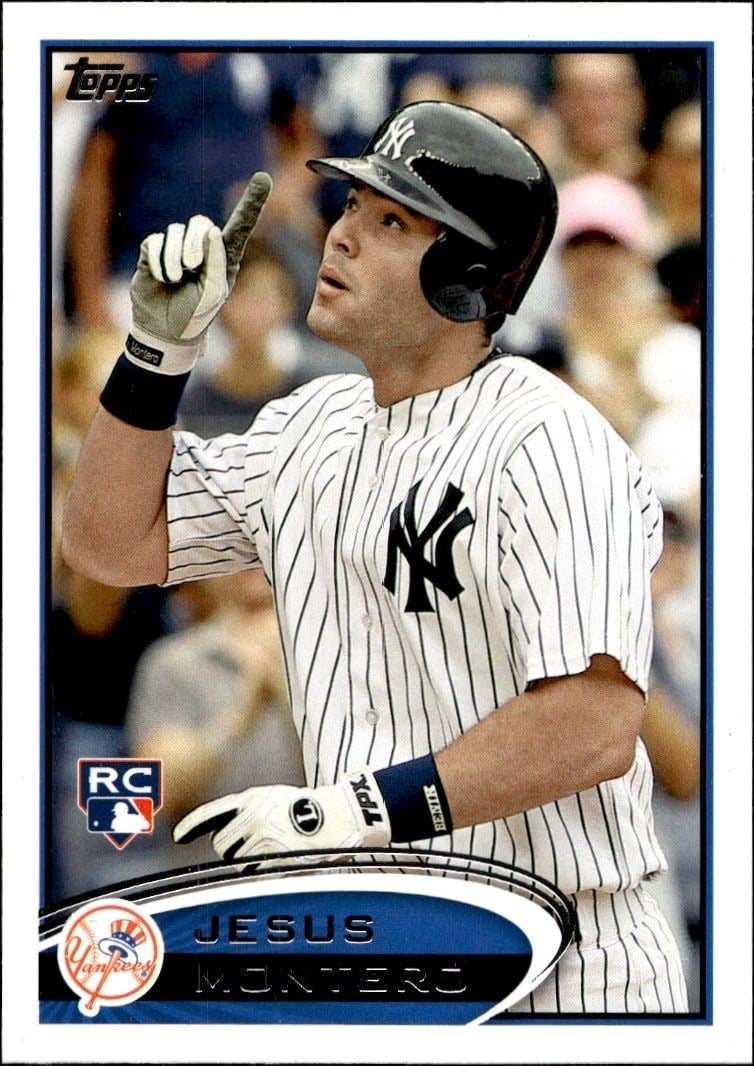 Jesus Montero 2012 Topps #9 Baseball Trading Card - Front 2012 Topps Jesus Montero #9 baseball trading card front