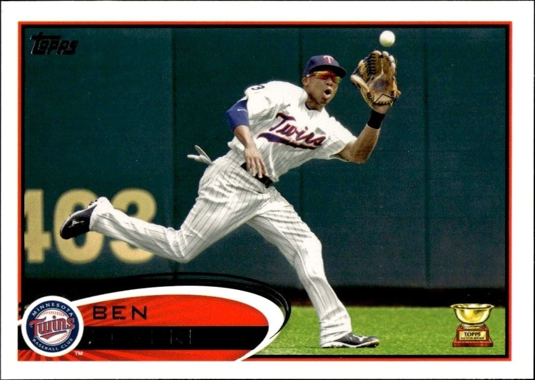 Ben Revere 2012 Topps #292 Baseball Trading Card - Front 2012 Topps Ben Revere #292 baseball trading card front