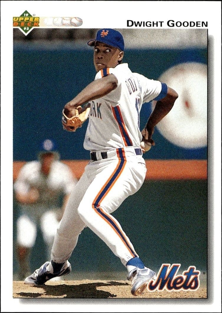 1992 Upper-Deck Dwight Gooden #135 trading card
