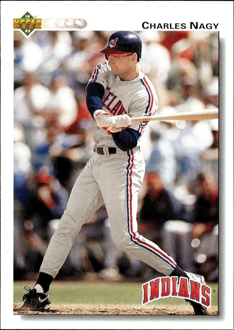1992 Upper-Deck Charles Nagy #178 trading card