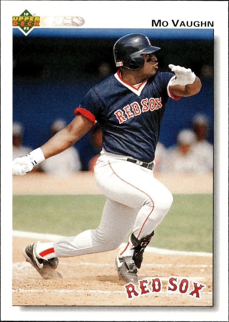 1992 Upper-Deck Mo Vaughn #445 trading card