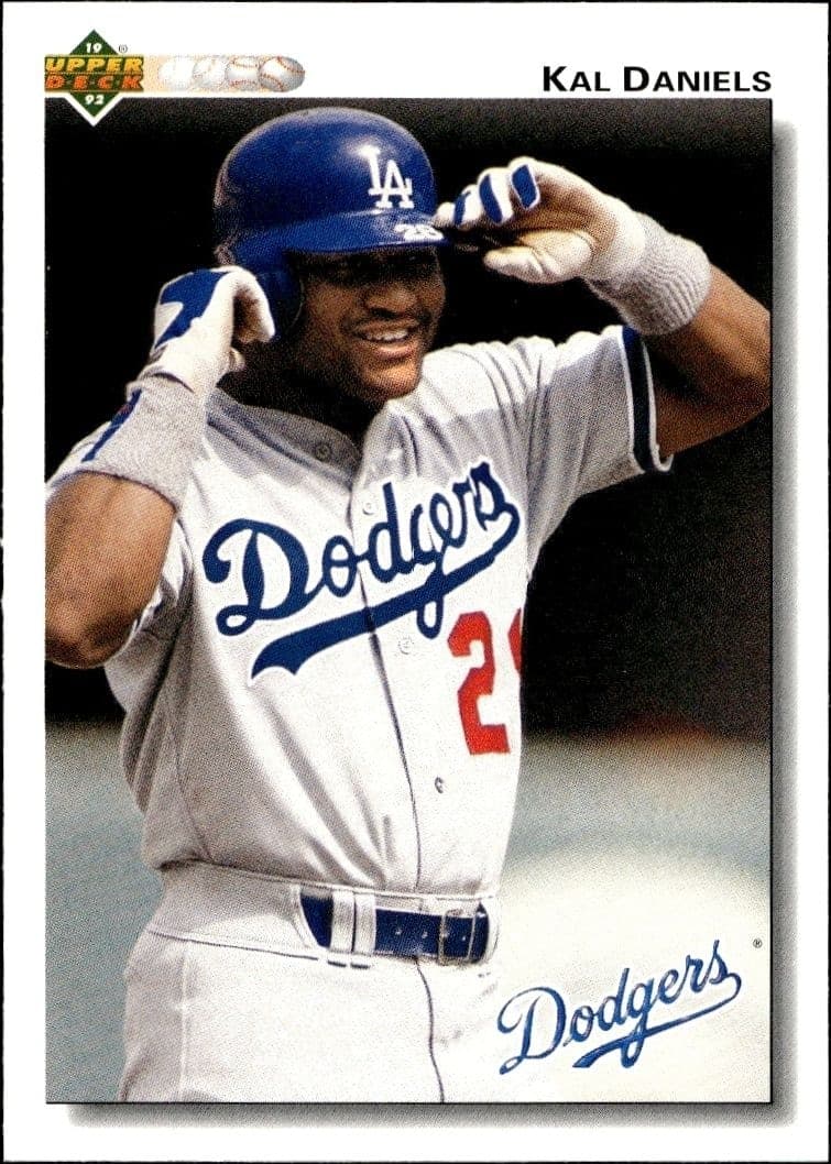 1992 Upper-Deck Kal Daniels #284 trading card