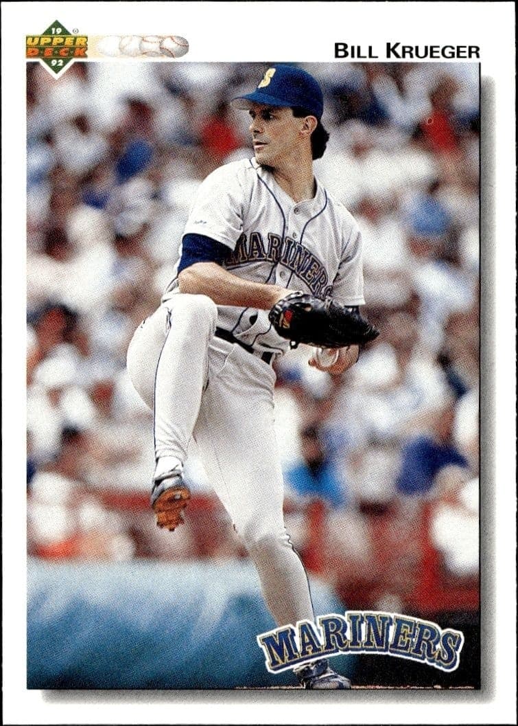 1992 Upper-Deck Bill Krueger #403 trading card