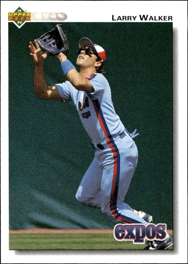 1992 Upper-Deck Larry Walker #249 trading card