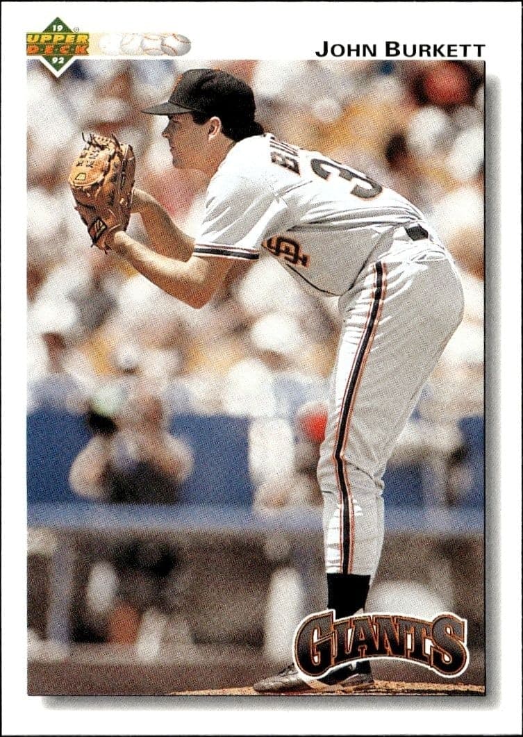 1992 Upper-Deck Low Number John Burkett #148 trading card