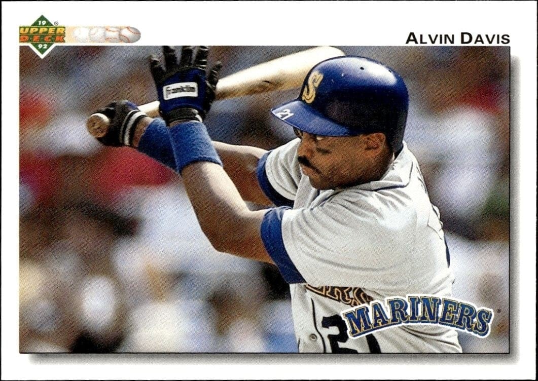 Alvin Davis 1992 Upper Deck #386 Baseball Trading Card - Front 1992 Upper Deck Alvin Davis #386 baseball trading card front