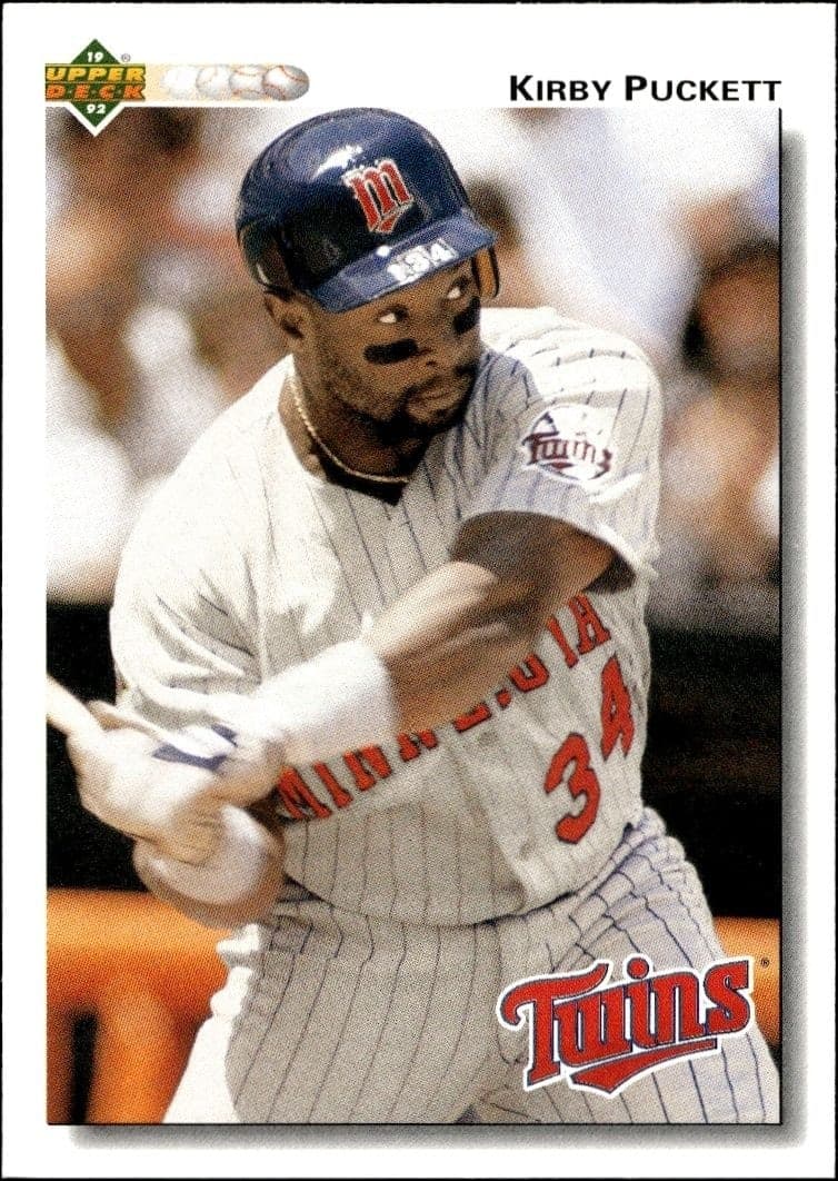 1992 Upper-Deck Kirby Puckett #254 trading card