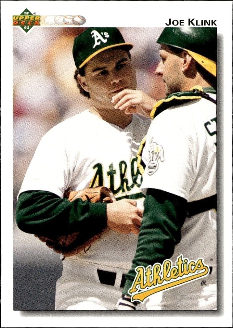 Joe Klink 1992 Upper Deck #530 Baseball Trading Card - Front 1992 Upper Deck Joe Klink #530 baseball trading card front