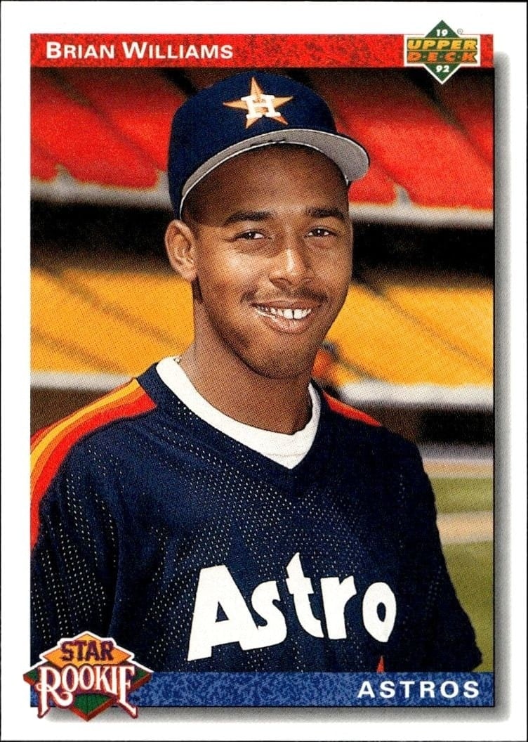 Brian Williams 1992 Upper Deck #23 Baseball Trading Card - Front 1992 Upper Deck Brian Williams #23 baseball trading card front
