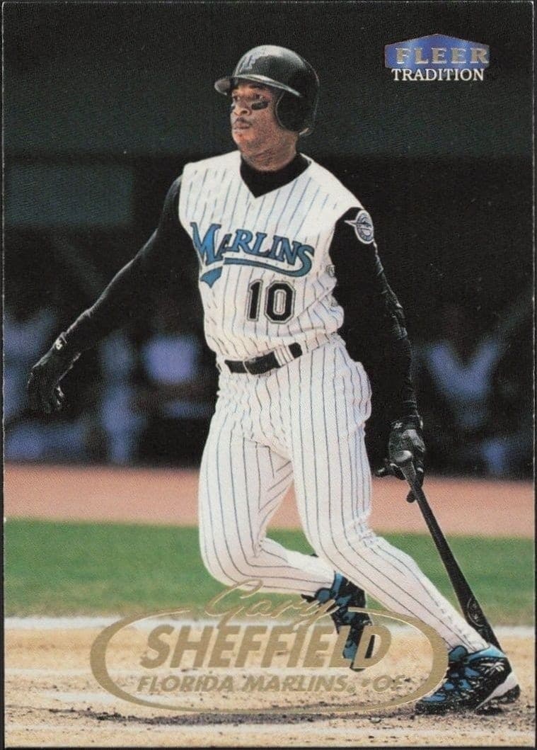 1998 Fleer Tradition Gary Sheffield #6 trading card
