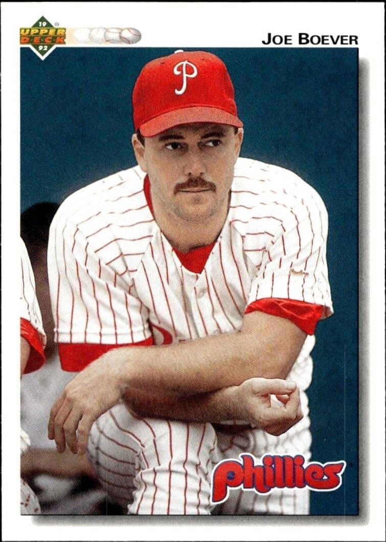 Joe Boever 1992 Upper Deck #402 Baseball Trading Card - Front 1992 Upper Deck Joe Boever #402 baseball trading card front