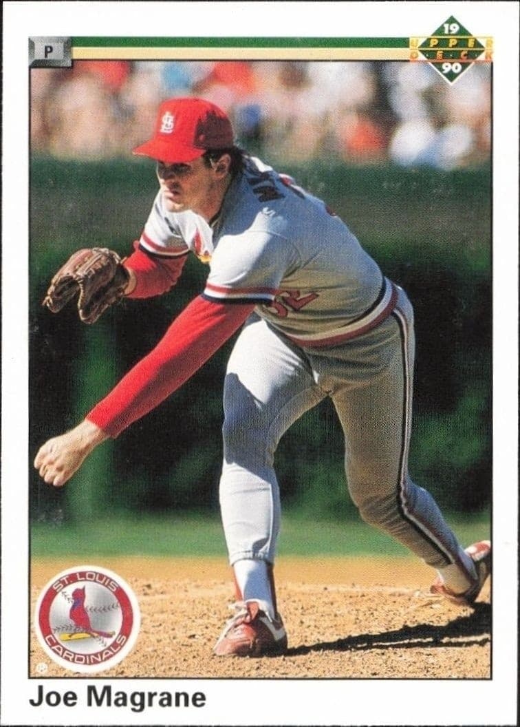 1990 Upper-Deck Joe Magrane #242 trading card