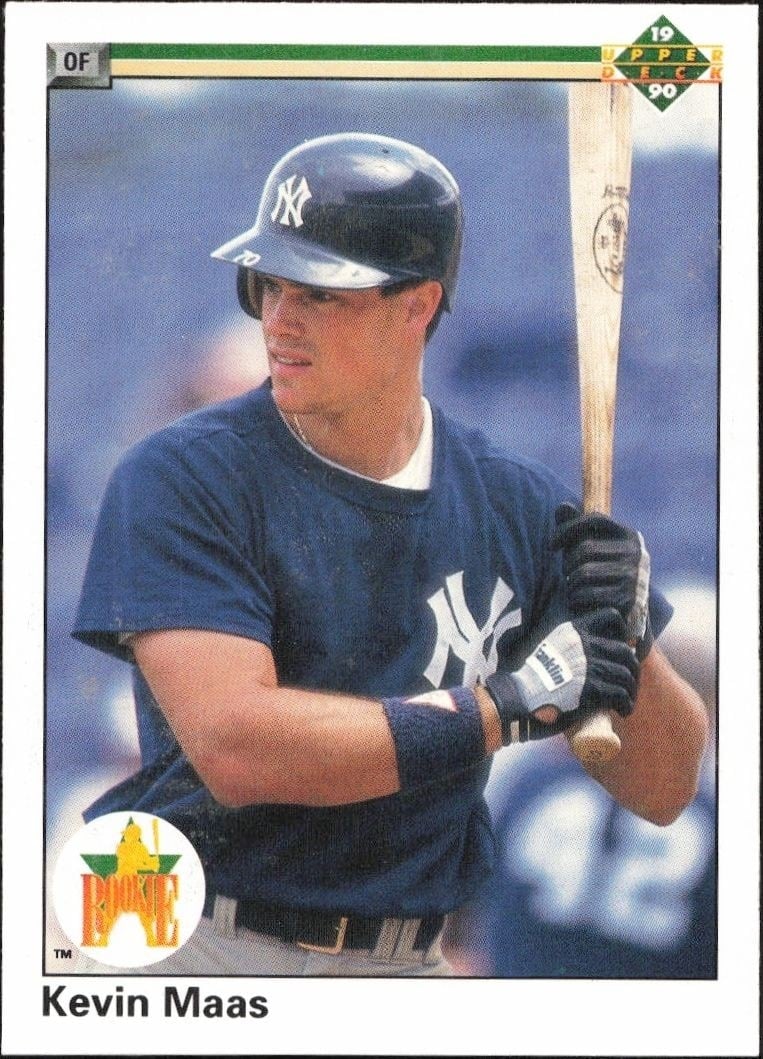 Kevin Maas 1990 Upper Deck #70 Baseball Trading Card - Front 1990 Upper Deck Kevin Maas #70 baseball trading card front