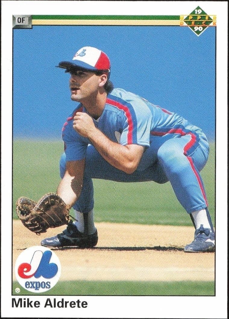 1990 Upper-Deck Mike Aldrete #415 trading card