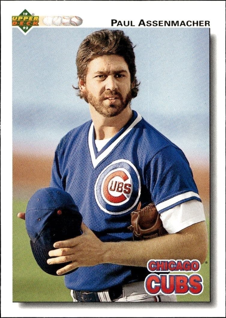 1992 Upper-Deck Low Number Paul Assenmacher #590 trading card
