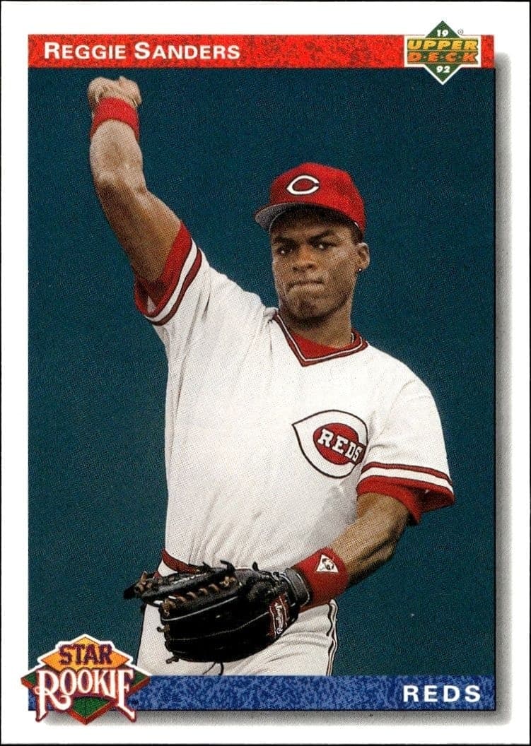 1992 Upper-Deck Reggie Sanders #27 trading card