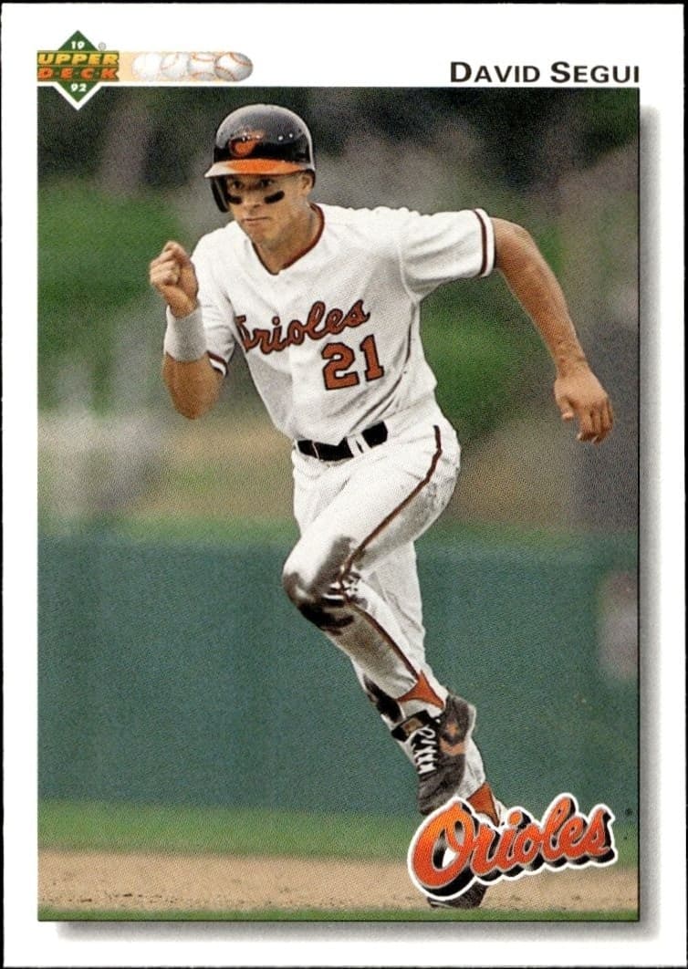 1992 Upper-Deck David Segui #316 trading card