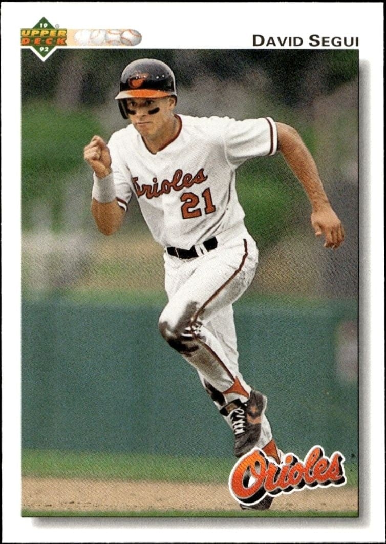 David Segui 1992 Upper Deck #316 Baseball Trading Card - Front 1992 Upper Deck David Segui #316 baseball trading card front