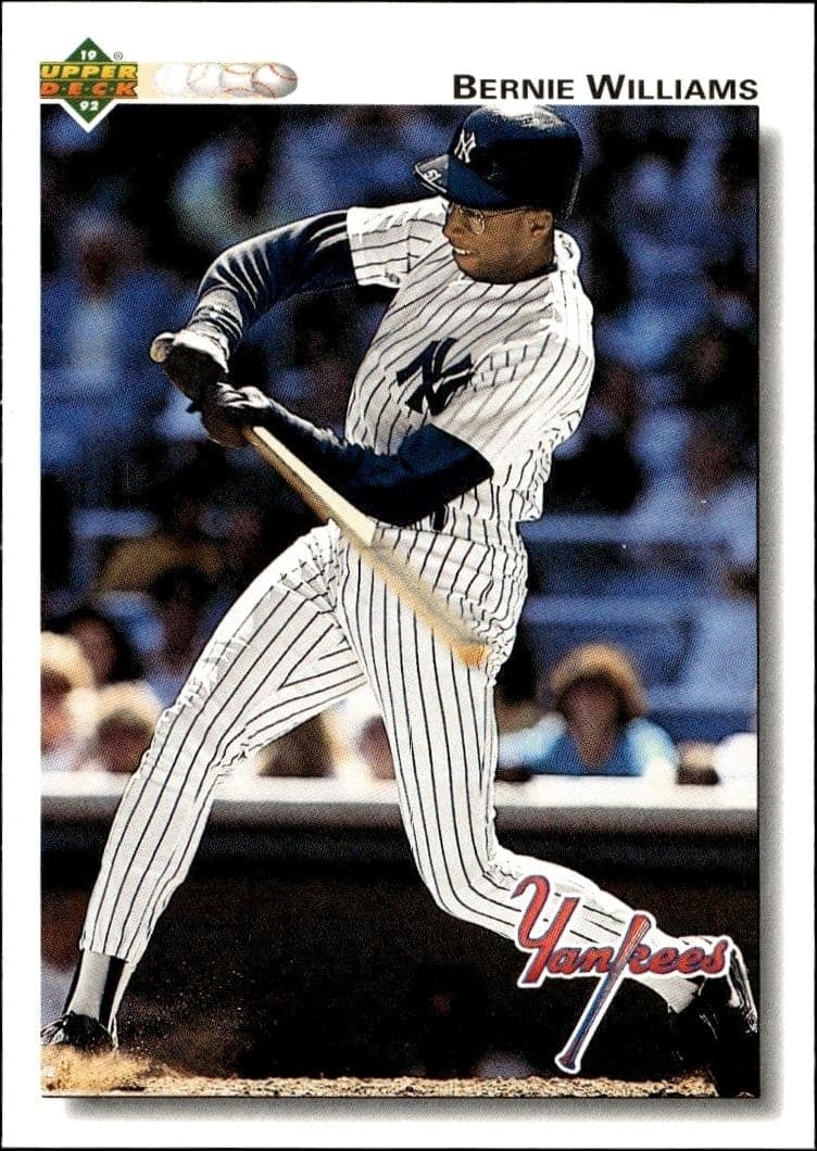 1992 Upper-Deck Bernie Williams #556 trading card