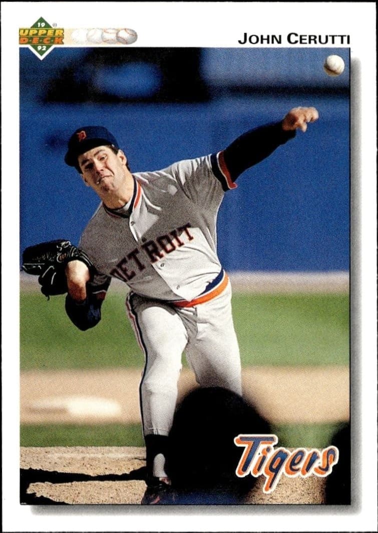 1992 Upper-Deck John Cerutti #487 trading card