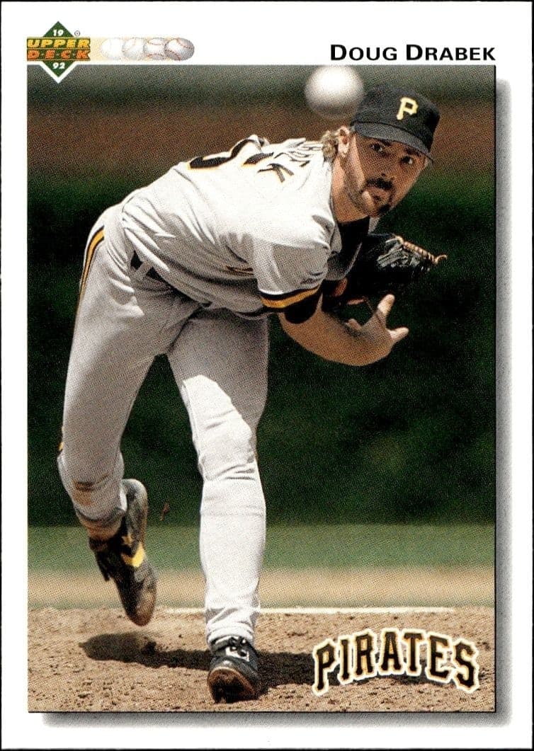 1992 Upper-Deck Doug Drabek #221 trading card