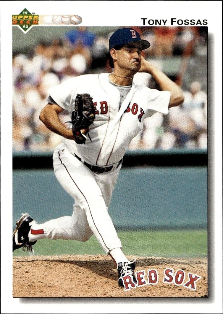 Tony Fossas 1992 Upper Deck #503 Baseball Trading Card - Front 1992 Upper Deck Tony Fossas #503 baseball trading card front