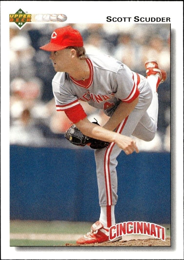 1992 Upper-Deck Scott Scudder #485 trading card