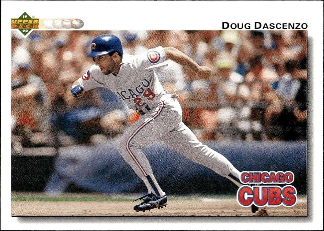 Doug Dascenzo 1992 Upper Deck #239 Baseball Trading Card - Front 1992 Upper Deck Doug Dascenzo #239 baseball trading card front