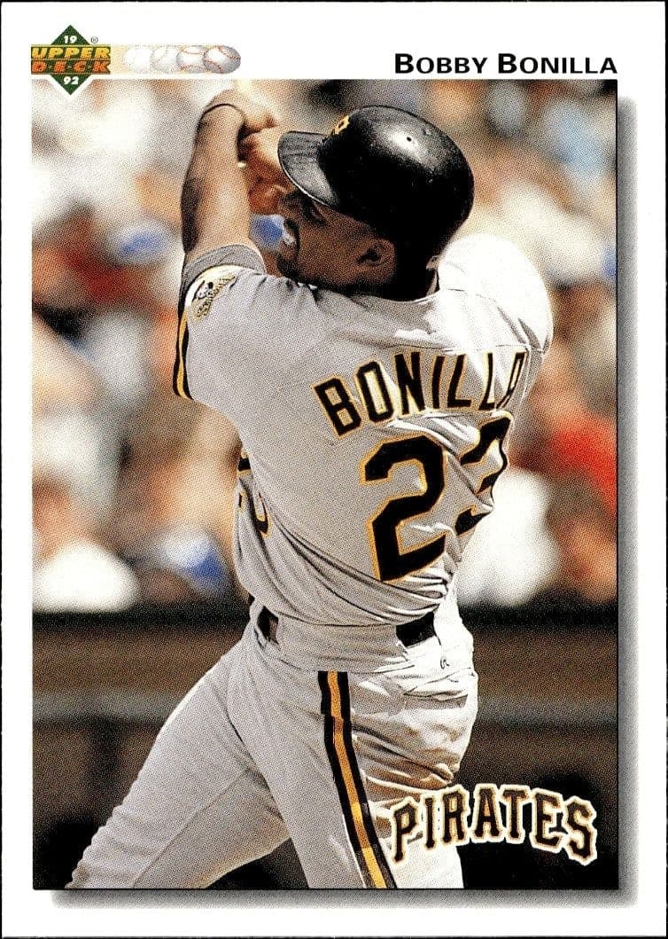 1992 Upper-Deck Bobby Bonilla #225 trading card