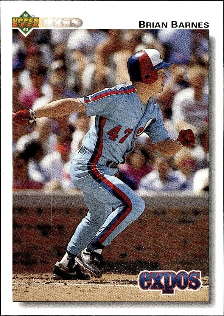 1992 Upper-Deck Brian Barnes #361 trading card