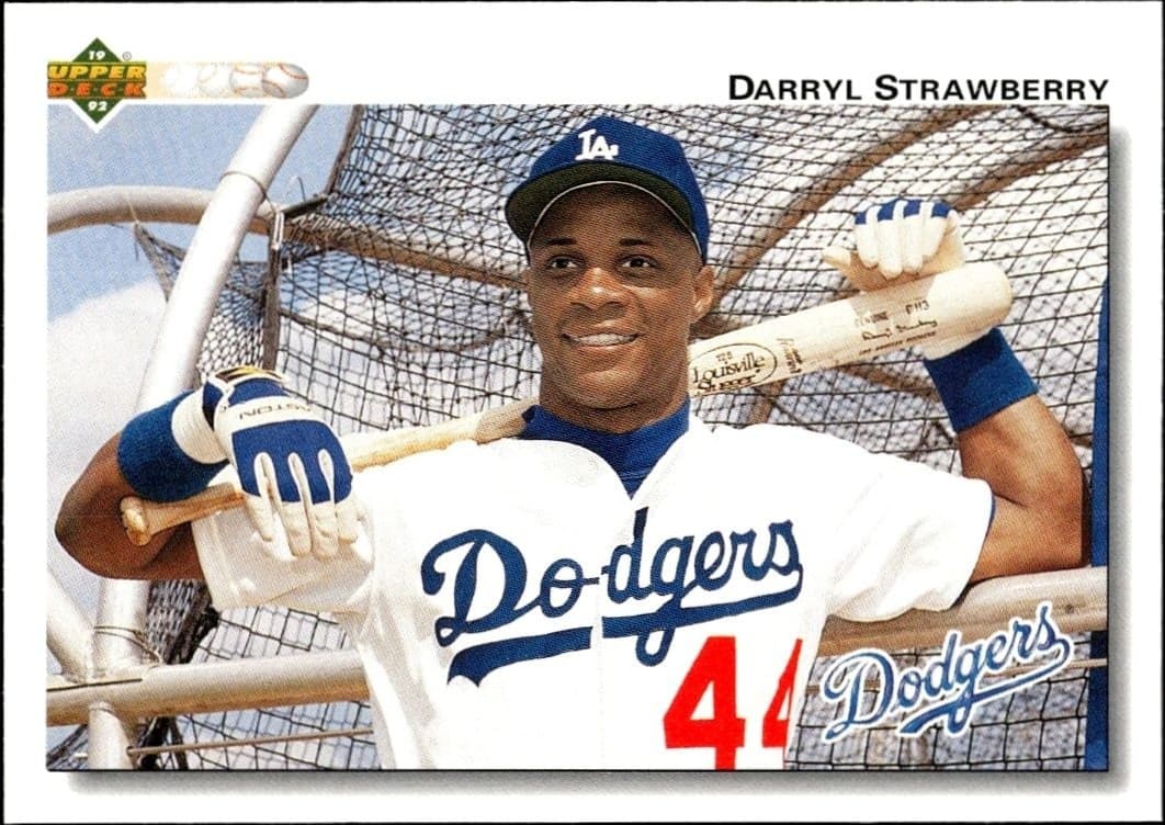 1992 Upper-Deck Darryl Strawberry #174 trading card
