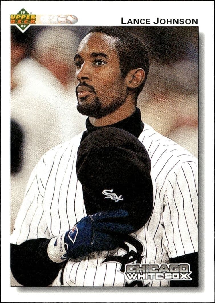 1992 Upper-Deck Lance Johnson #188 trading card